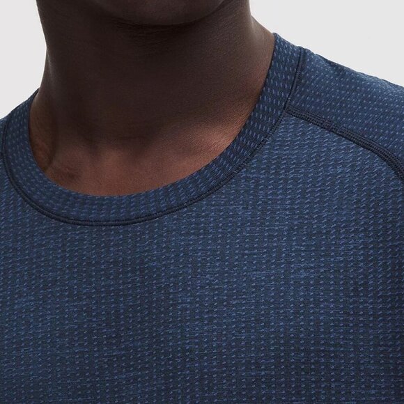 LULULEMON l Metal Vent Tech Long-Sleeve Shirt Mineral Blue / True navy - Size XL - Picture 4 of 9